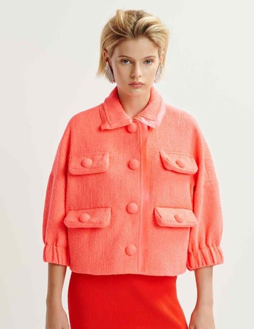 Essentiel Antwerp hecks jacket - pink