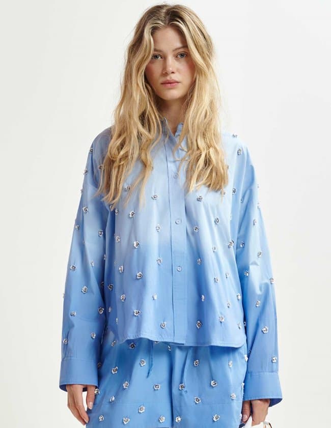 Essentiel Antwerp harkansas shirt - blue