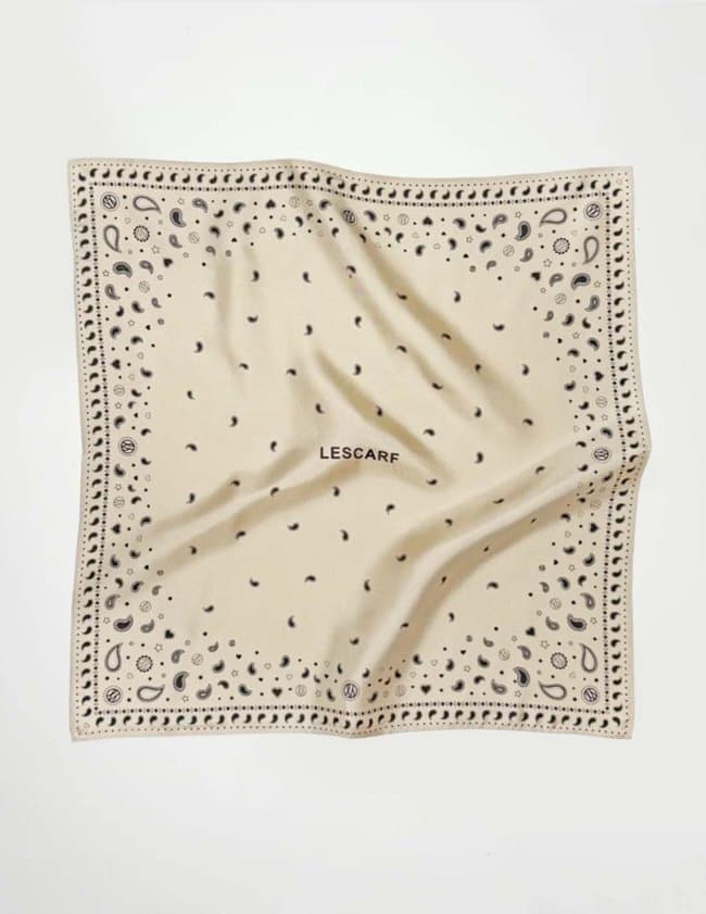 Lescarf paisley scarf - sand