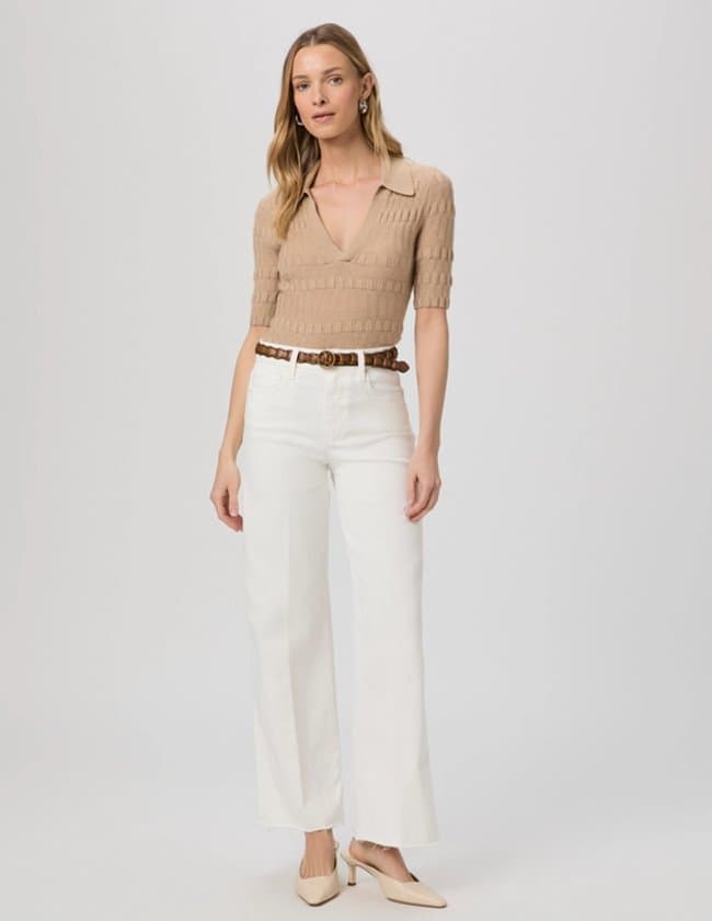 Paige Jeans anessa 31 jeans - tonal ecru