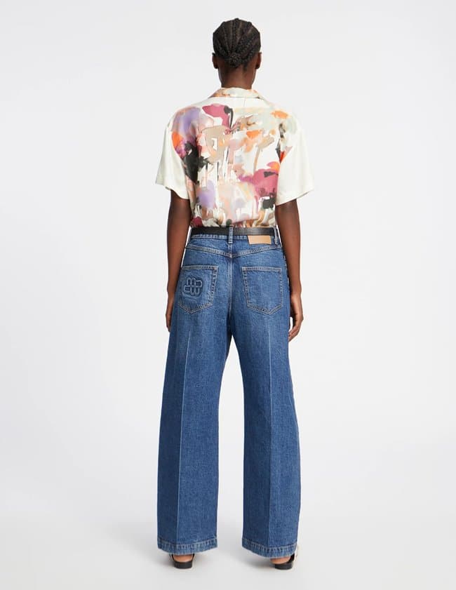 Munthe paine silk shirt - sand side