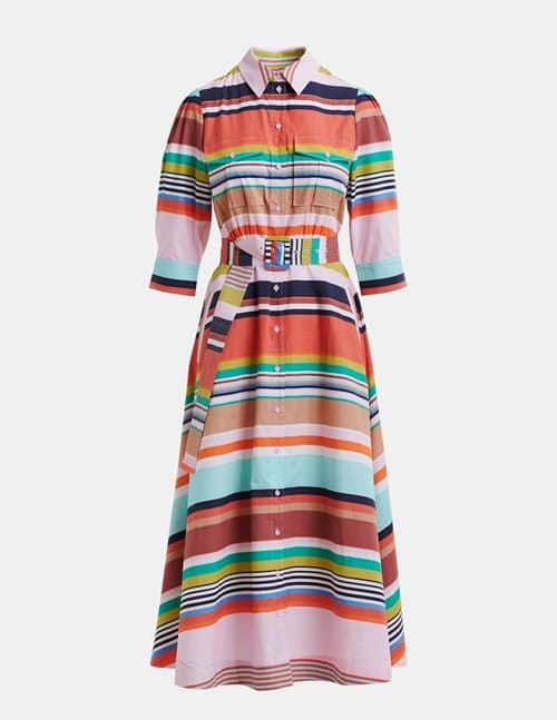 Essentiel Antwerp hiced dress - multicolour