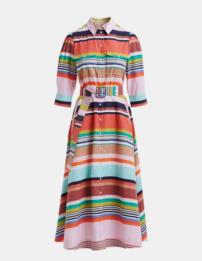 Essentiel Antwerp hiced dress - multicolour