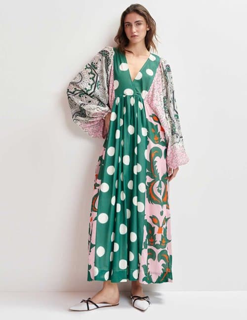 Essentiel Antwerp haryland maxi dress - green