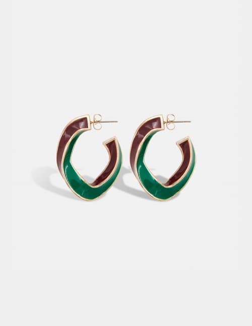 Essentiel Antwerp hicolor earrings - praline