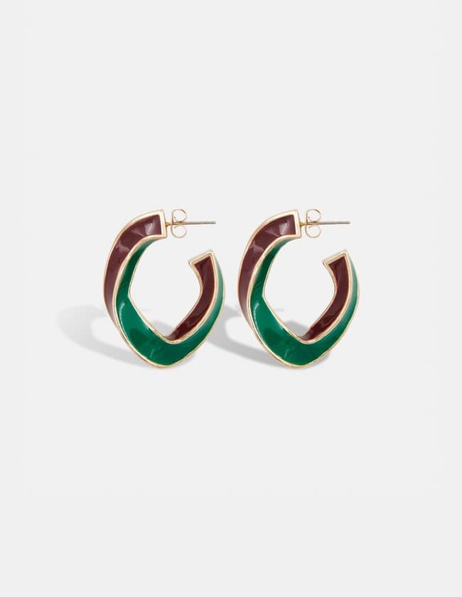 Essentiel Antwerp hicolor earrings - praline