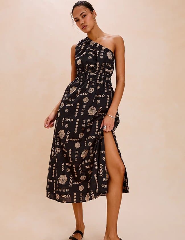 Rails selani dress - beach shells detail