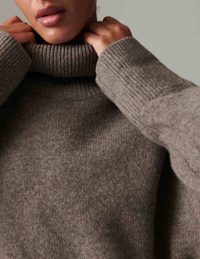 Day Birger et Mikkelsen clarke jumper - chocolate detail