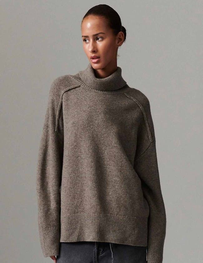 Day Birger et Mikkelsen clarke jumper - chocolate