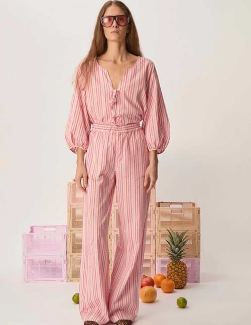 Des Petits Hauts rosace trousers - tropic