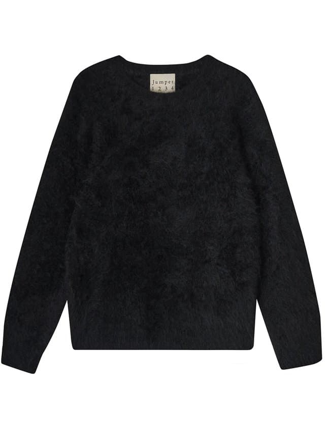 Jumper 1234 brushed crew jumper - night back