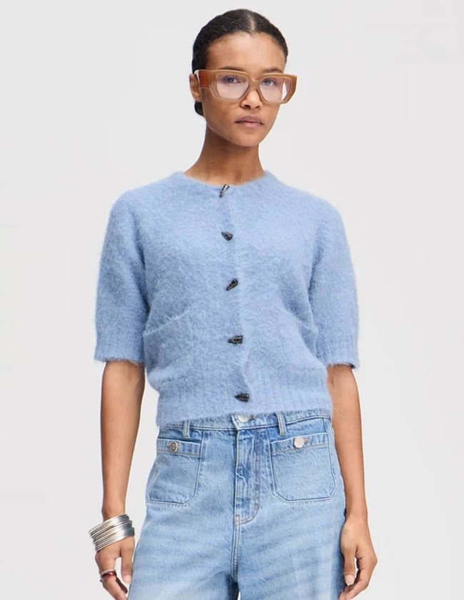 Munthe locca cardigan - blue