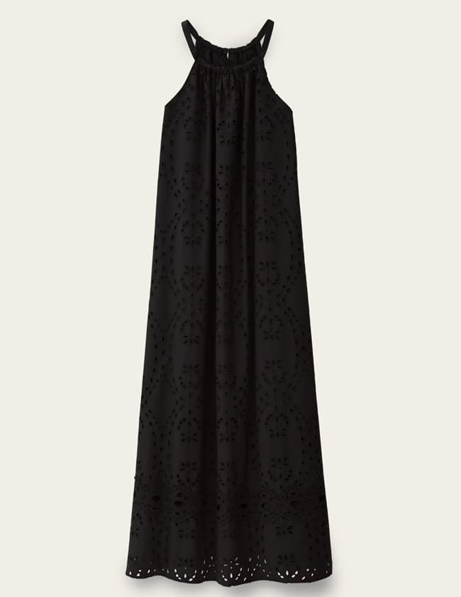 ba&sh bonnie dress - black back