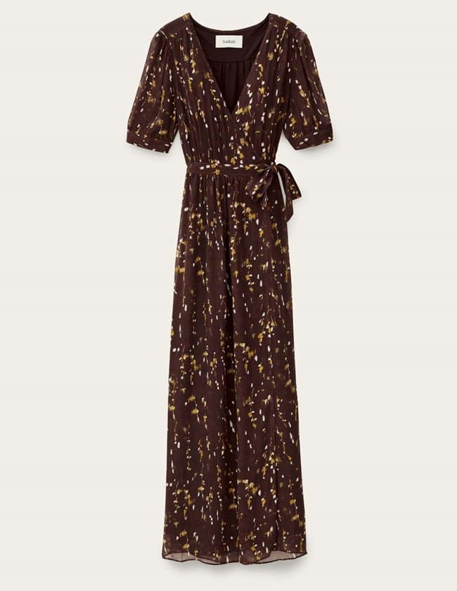 ba&sh kris dress - chocolat side