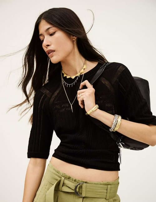 ba&sh philo jumper - noir