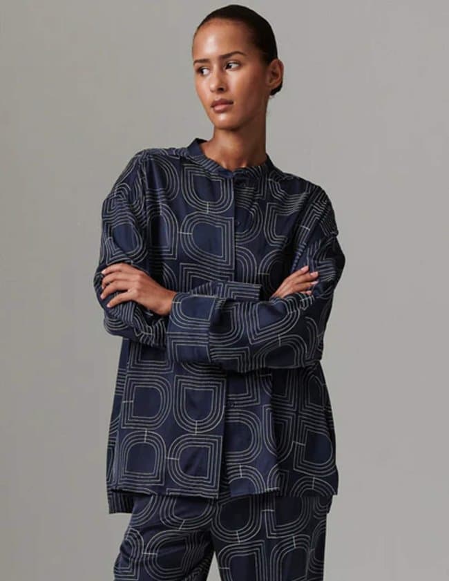 Day Birger et Mikkelsen kerry top - navy