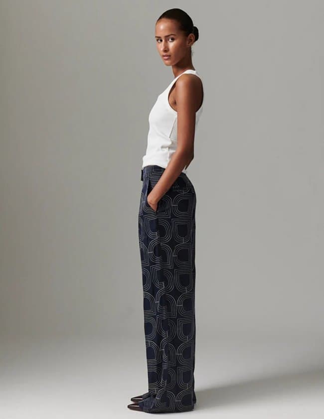 Day Birger et Mikkelsen phoebe trousers - navy back