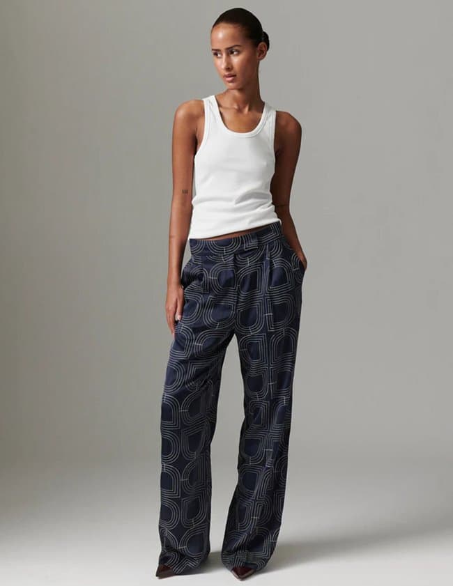 Day Birger et Mikkelsen phoebe trousers - navy