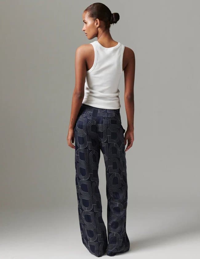 Day Birger et Mikkelsen phoebe trousers - navy side