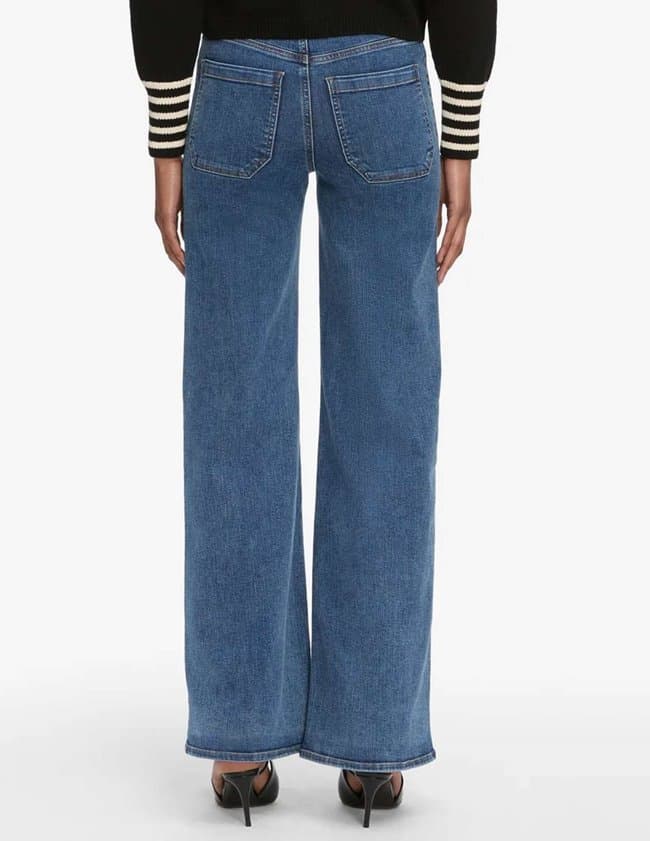 Frame Jeans le slim palazzo pocket jeans - esteem detail