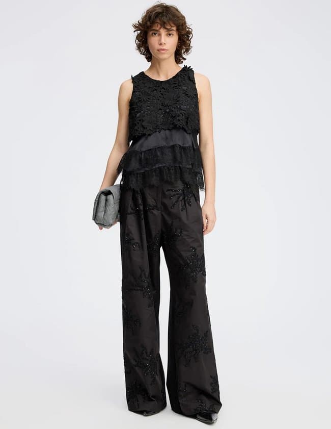 Munthe rachine top - black side