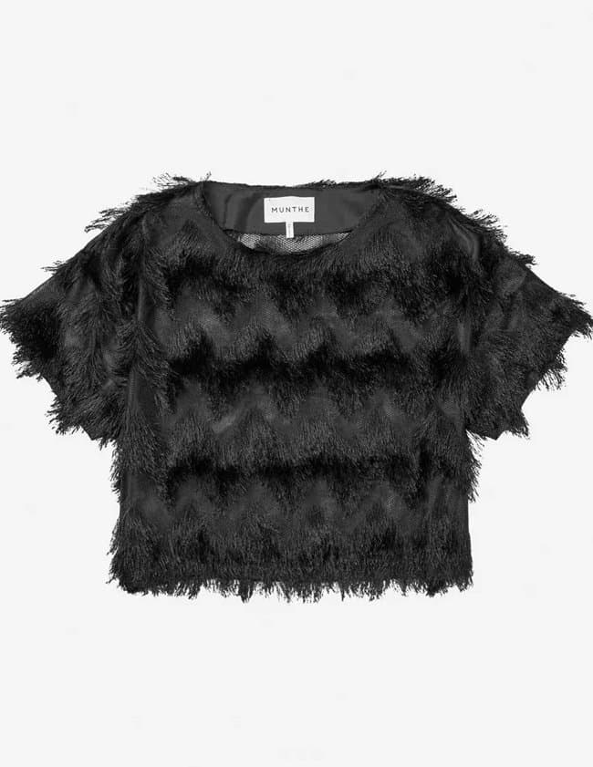 Munthe rossi top - black back