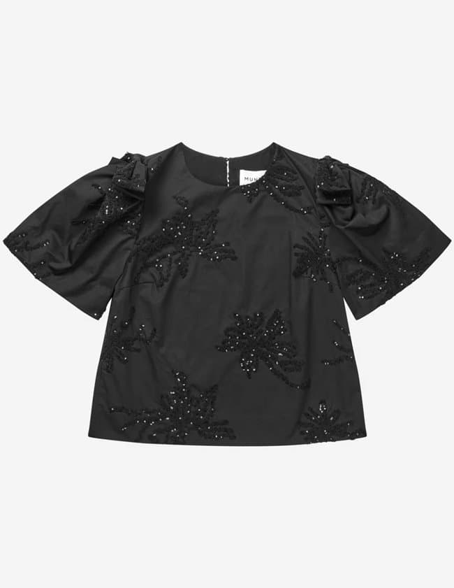 Munthe ryme top - black back