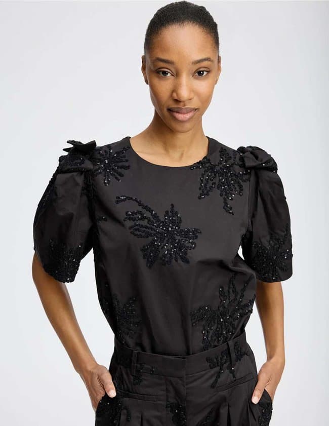 Munthe ryme top - black