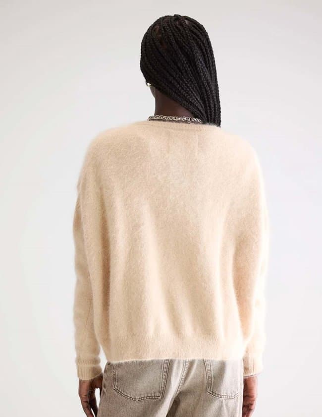 Bellerose dathan cardigan - ivory detail
