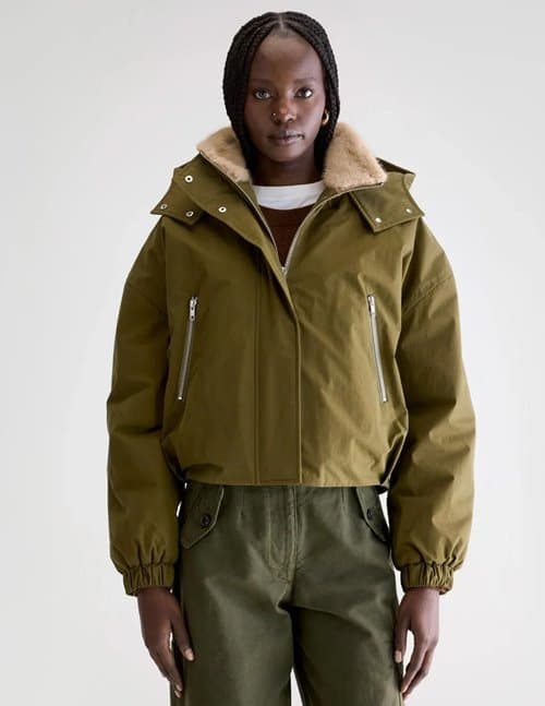Bellerose herna jacket - military