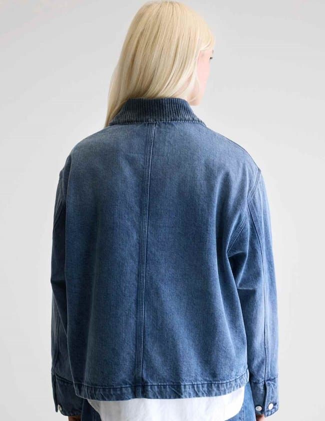 Bellerose pila jacket - blue detail