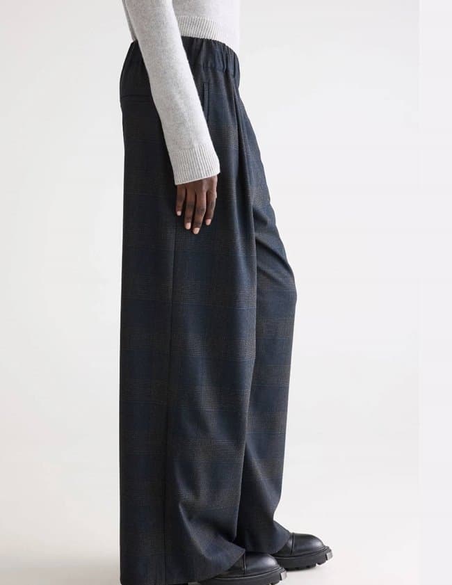 Bellerose vespa trousers - grey check back