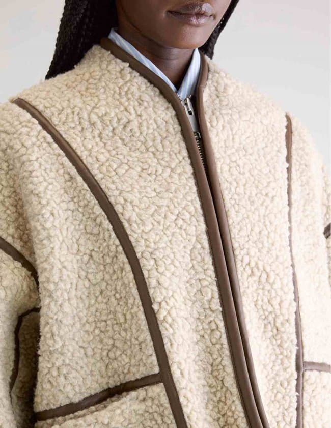 Bellerose jina jacket - natural side