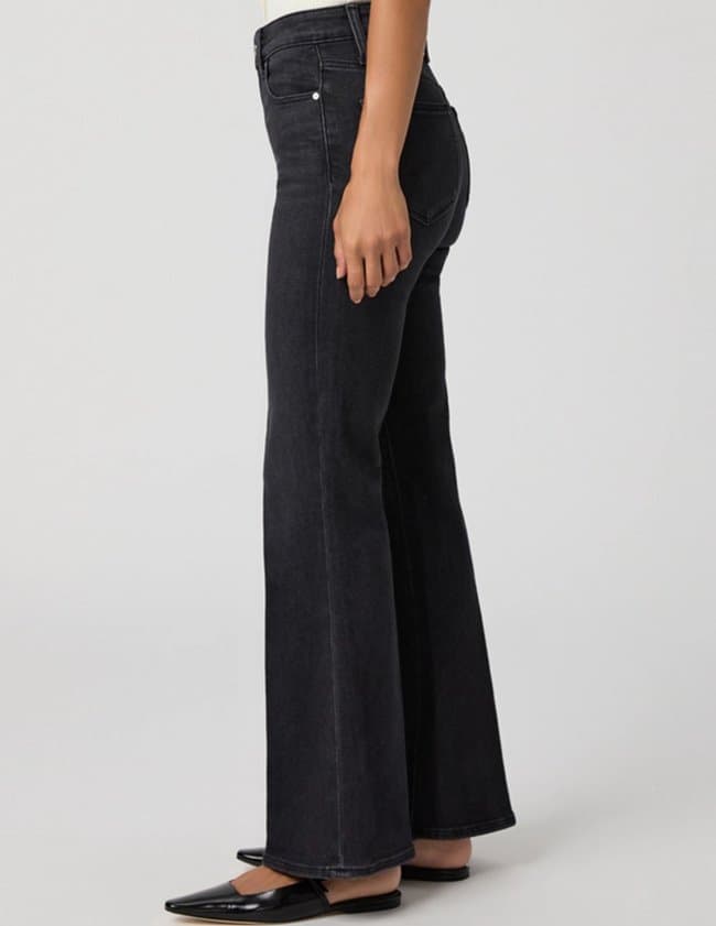 Paige Jeans marlow skimmer jean - black side