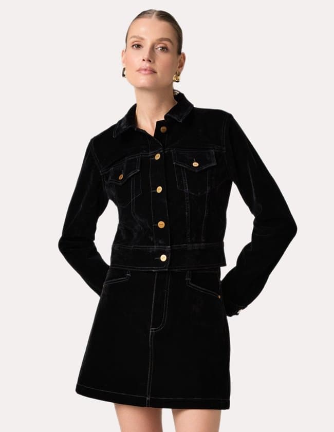 Paige Jeans chantal jacket - onyx