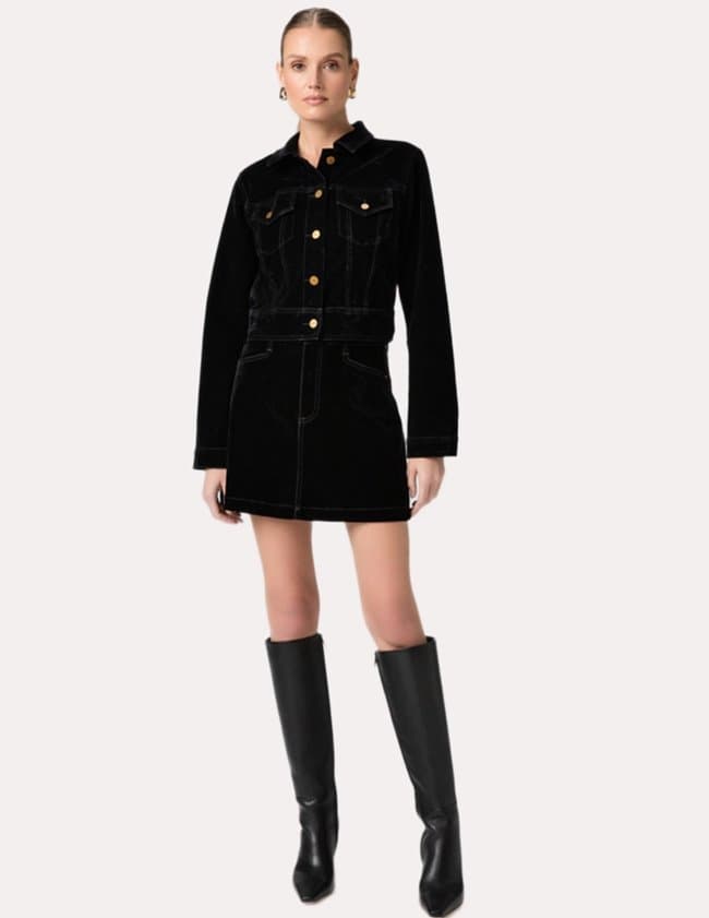 Paige Jeans chantal jacket - onyx side