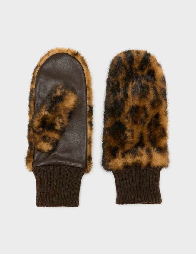 Bellerose madina gloves - animal print