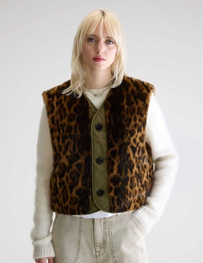 Bellerose eloise gilet - leopard