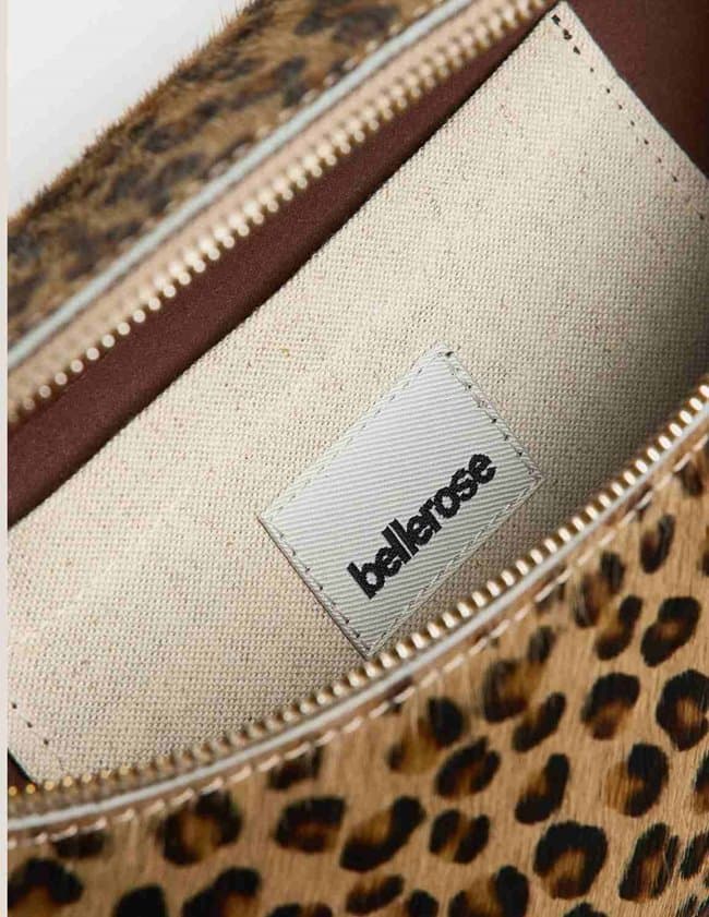 Bellerose rosie bag - animal print side