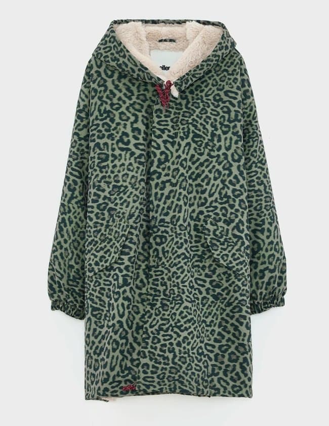 Bellerose laos coat - animal print model