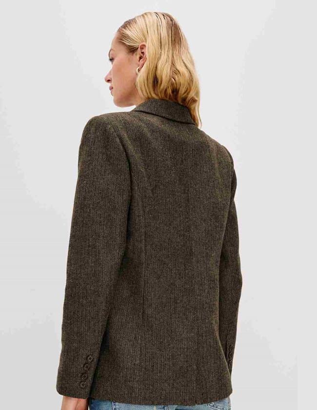 Rails jac jacket - camel herringbone model