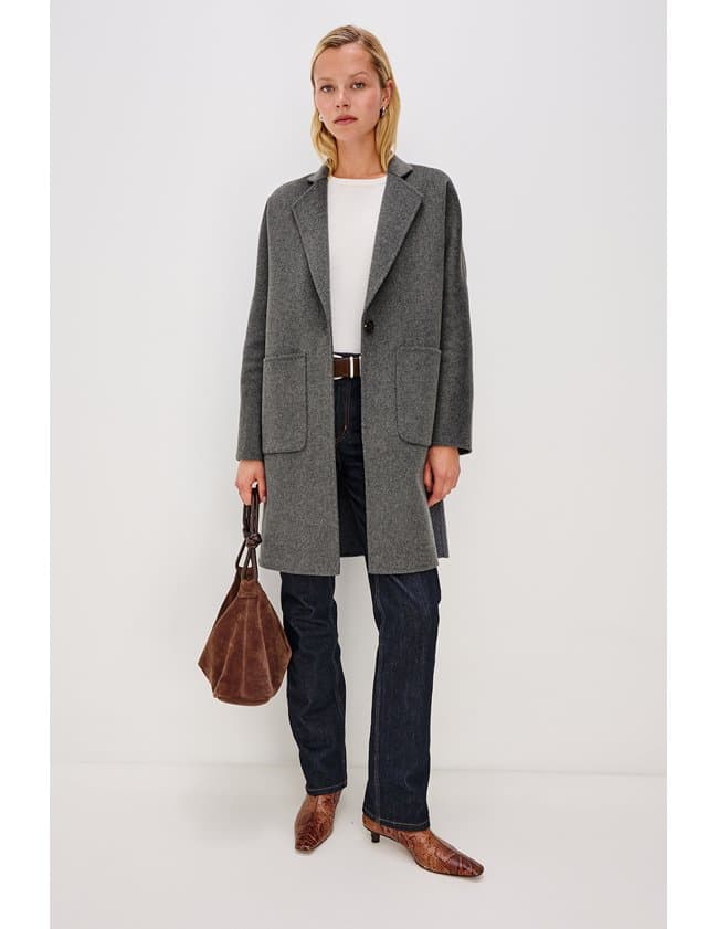 Rails everest coat - charcoal model