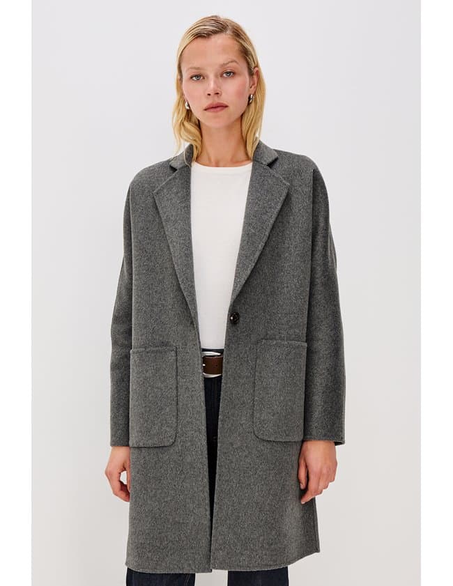 Rails everest coat - charcoal back