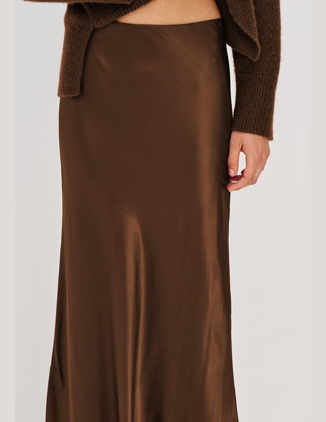 Rails romina skirt - espresso detail