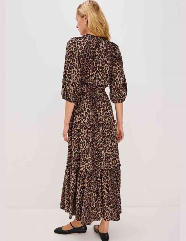 Rails caterine dress - brown animal model