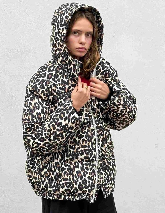 Lollys Laundry shelbyll jacket - leopard print side