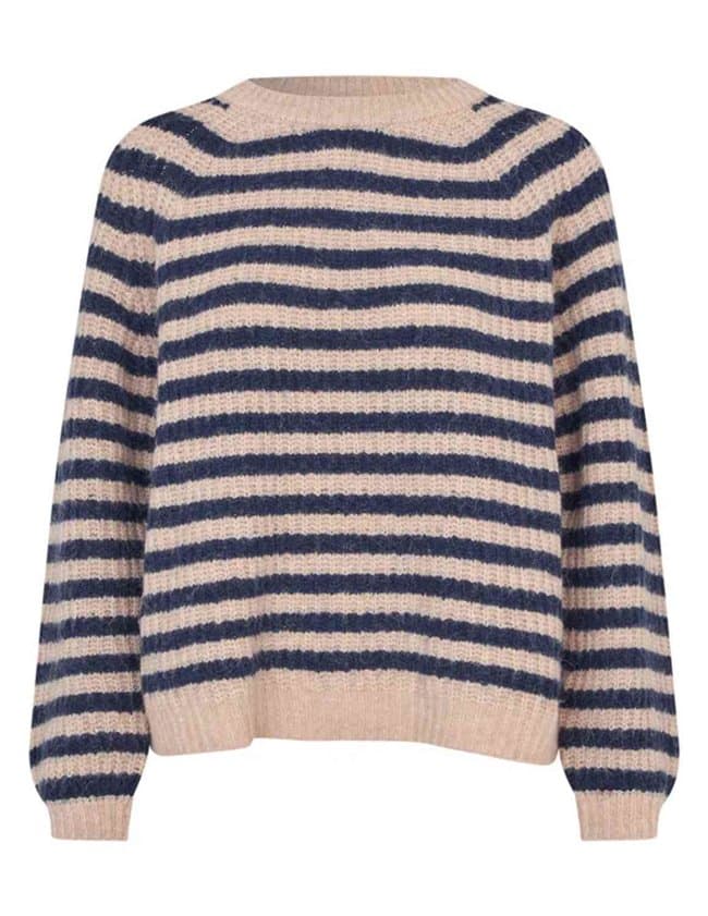 Lollys Laundry binall jumper - navy stripe back