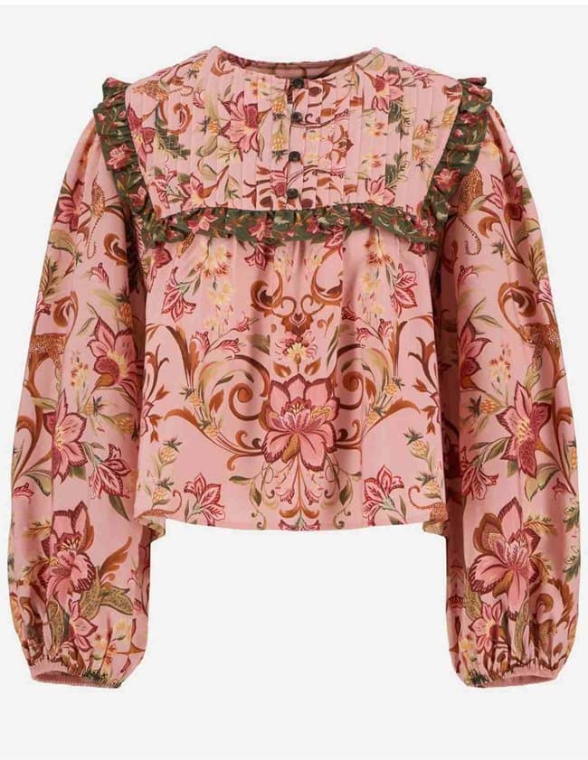 Barbour cami blouse - pink back