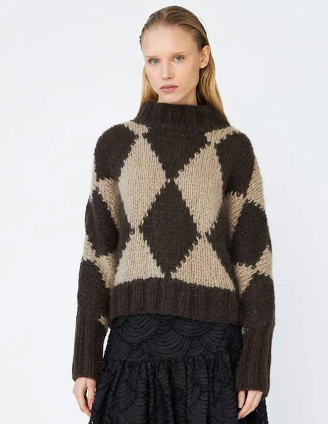 Dawn X Dare erica jumper - mocca