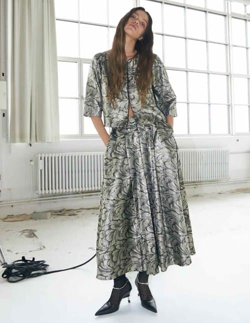 Lollys Laundry catalinall skirt - silver